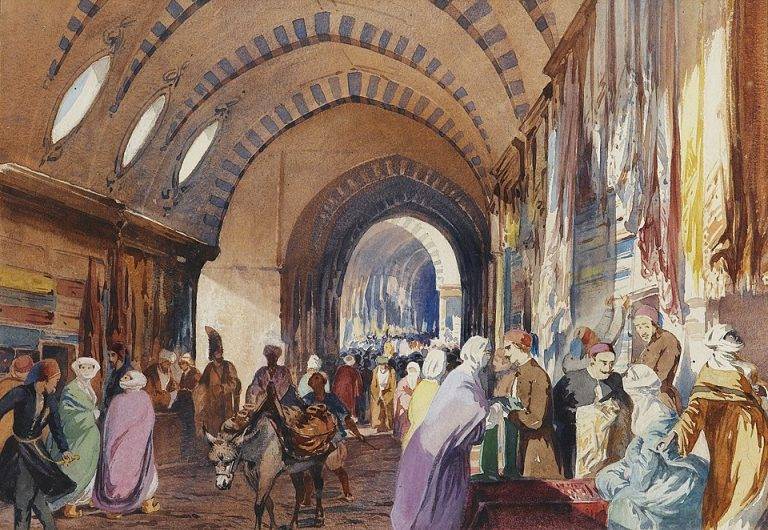 Seyahatnamelerin Işığında 17. Yüzyıl Anadolu'su: Bir İmparatorluğun Nabzını Tutmak 9 Francois dOrleans Grand bazar de Constantinople