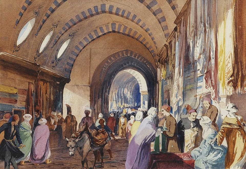 Francois dOrleans Grand bazar de Constantinople