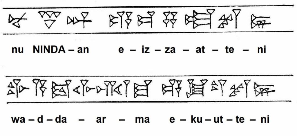 Hroznynin ilk cozdugu Hititce cumle