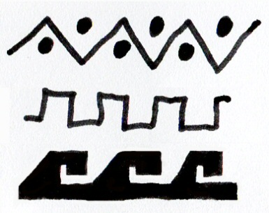 Running Water Kilim Motif