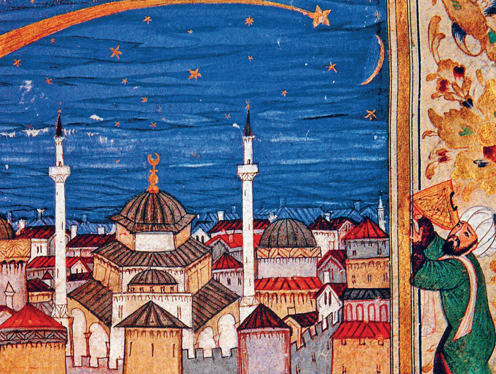 1577 Istanbulda Gorulen Kuyruklu Yildiza Ait Minyatur