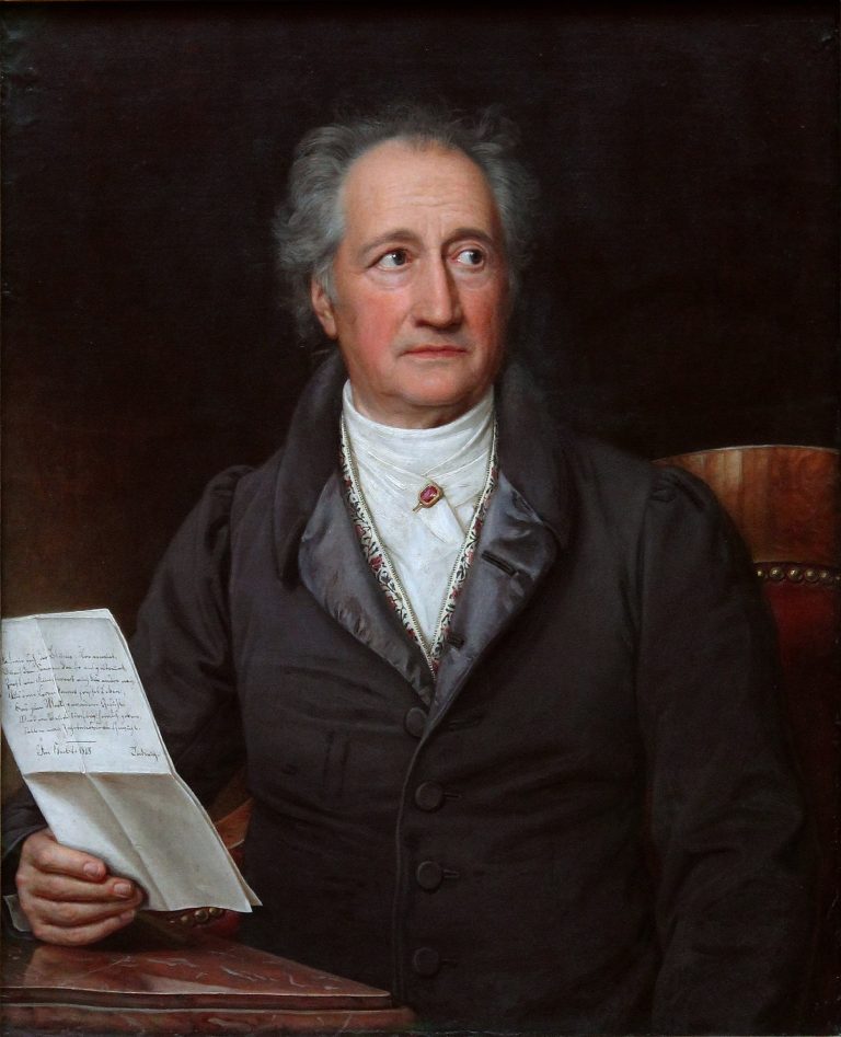 Goethe'nin Gizli Dünyası: Neden 'Hepimiz İslam'da Ölürüz' Dedi? 4 Goethe Stieler 1828