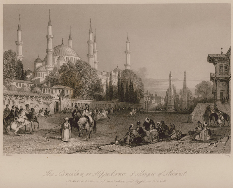 Meydanı ve Sultan Ahmet Camii'de