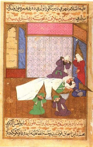 Hz.Muhammed (s.a.v.)'in ölümüne Ali(a.s.), Fatima (a.s.), Hasan(a.s.) ve Hüseyin(a.s.)'ın üzülmesi.