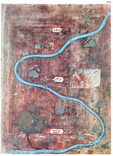 Hemian Köyü (Mahnian?) / Khan Atebek (Atabek?) / Jarur Nehri'ndeki Khan Ghazal Rubat