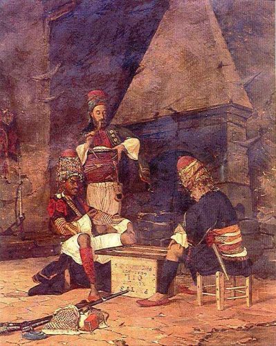 Zeybek Tavla Oynuyor