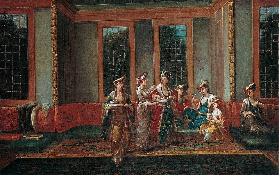 Jean Baptiste Vanmour Women Drinking Coffee Google Art Project