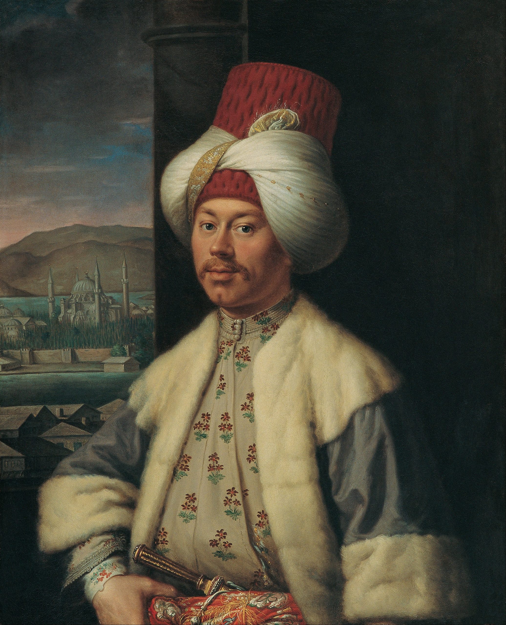 Antoine de Favray A European in Turkish Costume Google Art Project scaled