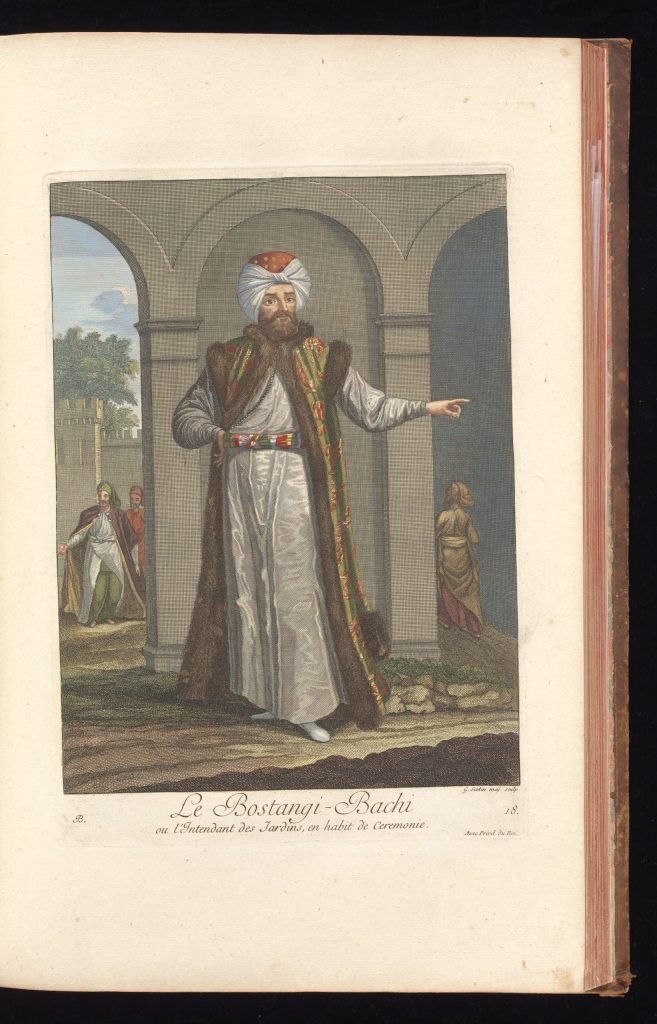 Bostancıbaşı, or Superintendent of the Gardens, in ceremonial dress